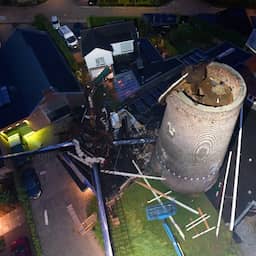 Video | Bewakingscamera filmt instorting molen in Veldhoven door noodweer