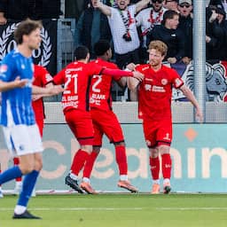 Live play-offs | Lachende gezichten bij Almere na fraaie comeback in Den Bosch