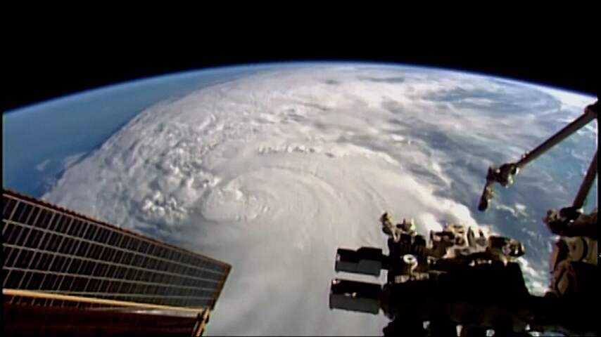 Nieuwe beelden uit ISS tonen omvang van orkaan Milton