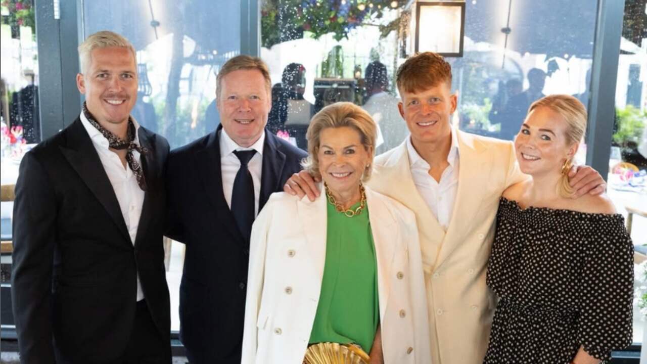 Foto bij Ronald Koeman na verlies Bartina: 'Liefde en steun van mensen gaven ons kracht'
