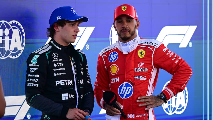 Verstappen start GP Hongarije als vierde na gridstraffen Hamilton en Antonelli