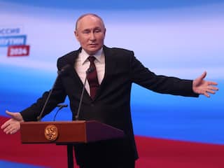 Poetin wint zoals verwacht Russische verkiezingen en krijgt vijfde termijn