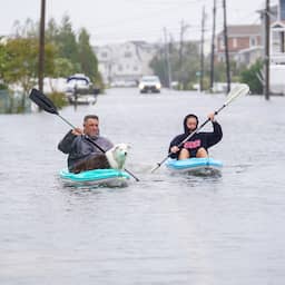 Overstromingen door hevige storm noordoostkust VS, dode in New York