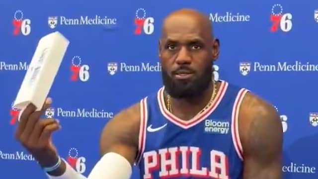 LeBron James gooit naamplaatje weg: 'Jullie weten wel wie ik ben, toch?'