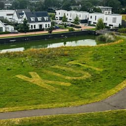 Geheimzinnige actie in Zierikzee: iemand maait letters 'KUT' in het gras
