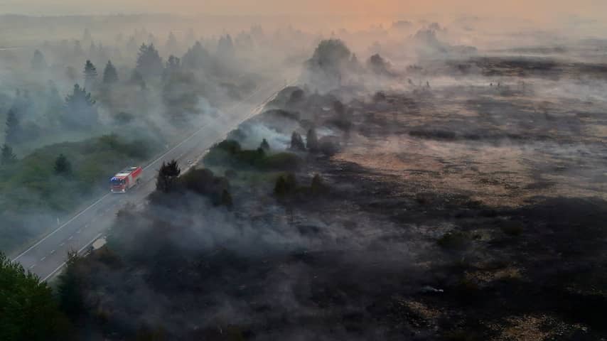 Politie Luik onderzoekt brandstichting Hoge Venen, evacuaties in Duitsland