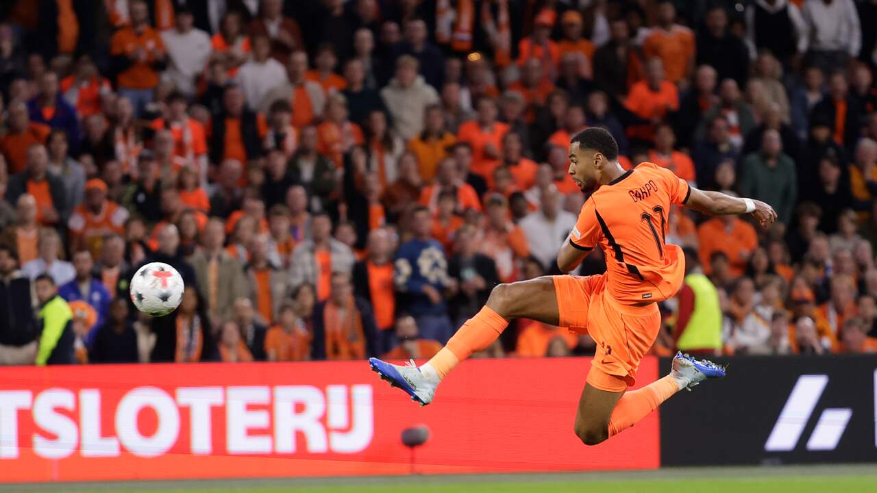 Foto bij Oranje en debuterende Xavi spelen gelijk tegen Duitsland na wereldgoal Gakpo