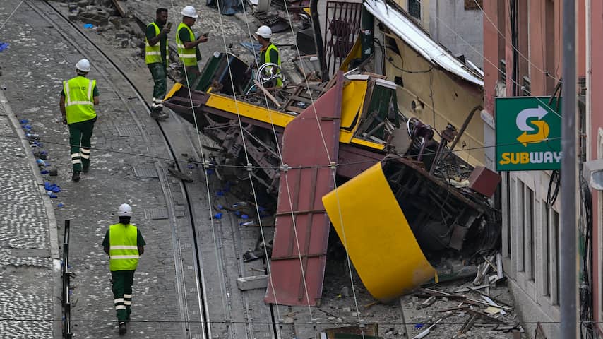 Dodelijk tramongeluk Lissabon kwam volgens onderzoek door kabelbreuk