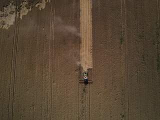 Graanoogst in Oekraïne is tot nu toe helft als in zelfde periode vorig jaar