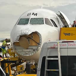 Vliegtuig zwaar beschadigd tijdens plotselinge hagelstorm in Oostenrijk