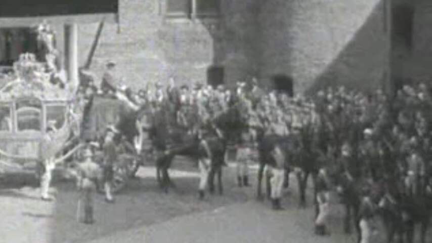 Unieke beelden van Prinsjesdag in 1925