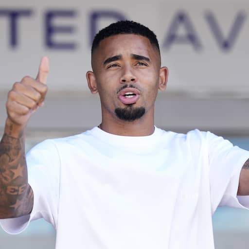 Illustratie bij: FC Barcelona neemt spits Gabriel Jesus voor 10 miljoen euro over van Arsenal