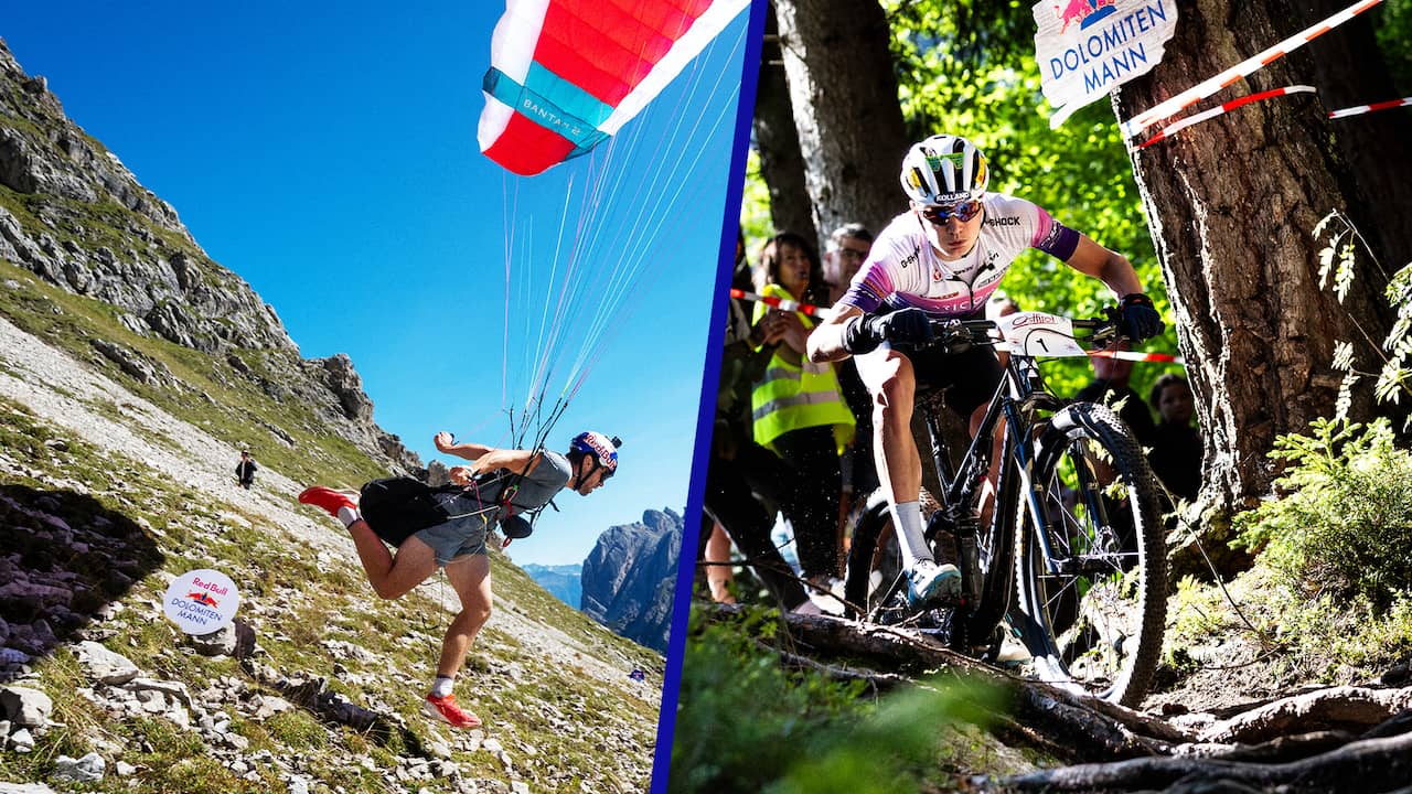 Video | Atleten ploeteren door bergen bij extreme estafetterace met vier sporten