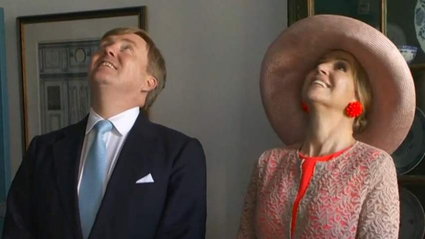 Koningspaar brengt bezoek aan Franeker