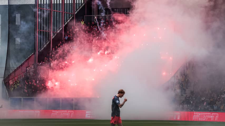 Feyenoord heeft tientallen mensen in beeld na vuurwerkincident bij Cambuur