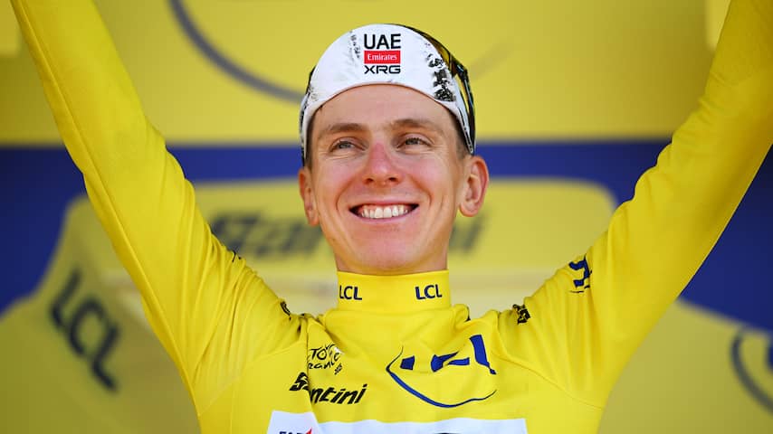 Twee truien voor Pogacar: bekijk eindklassementen van de Tour de France