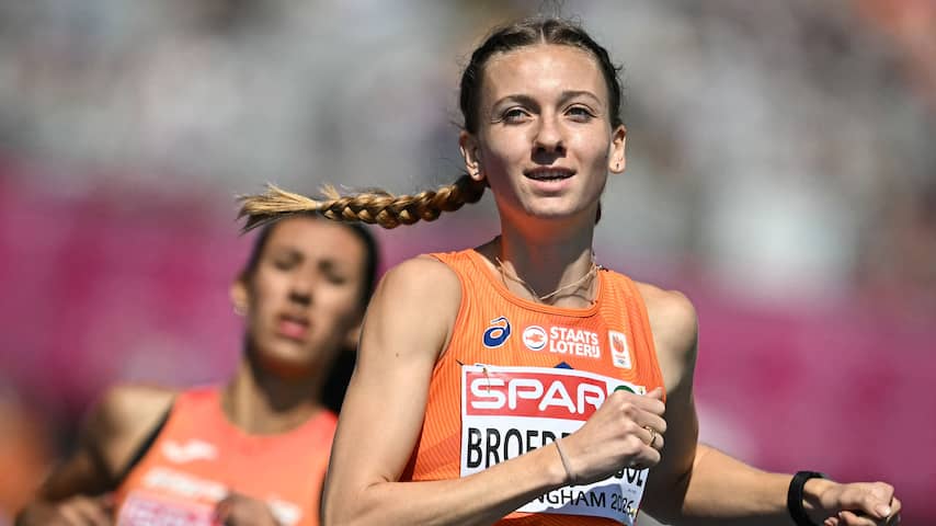 Femke Broeders-Bol overtuigend naar halve finales 800 meter op EK atletiek