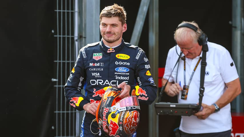 Verstappen worstelt zich naar tweede plek: 'Geen idee hoe dat kan met deze auto'