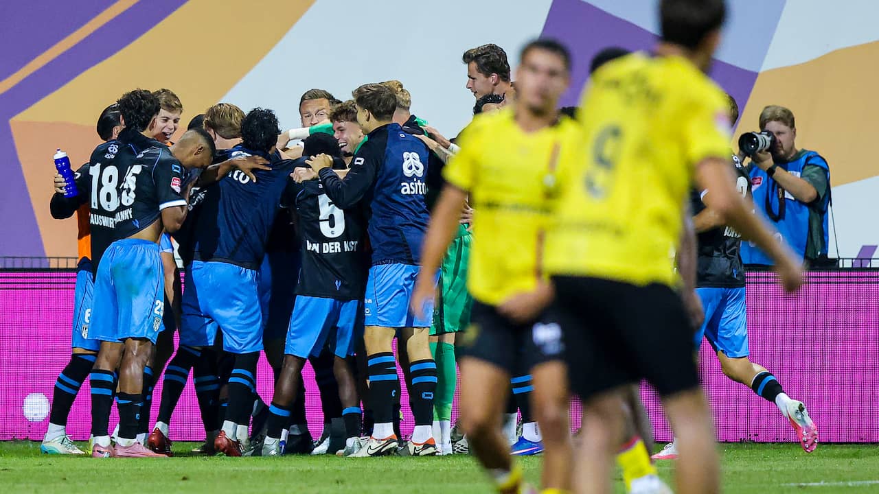 Heracles ondanks ineenstorting langs VVV bij KKD-rentree, ook late zege NAC