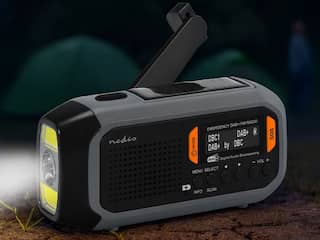 Blijf altijd op de hoogte met deze multifunctionele noodradio van €129,99 voor €69,99