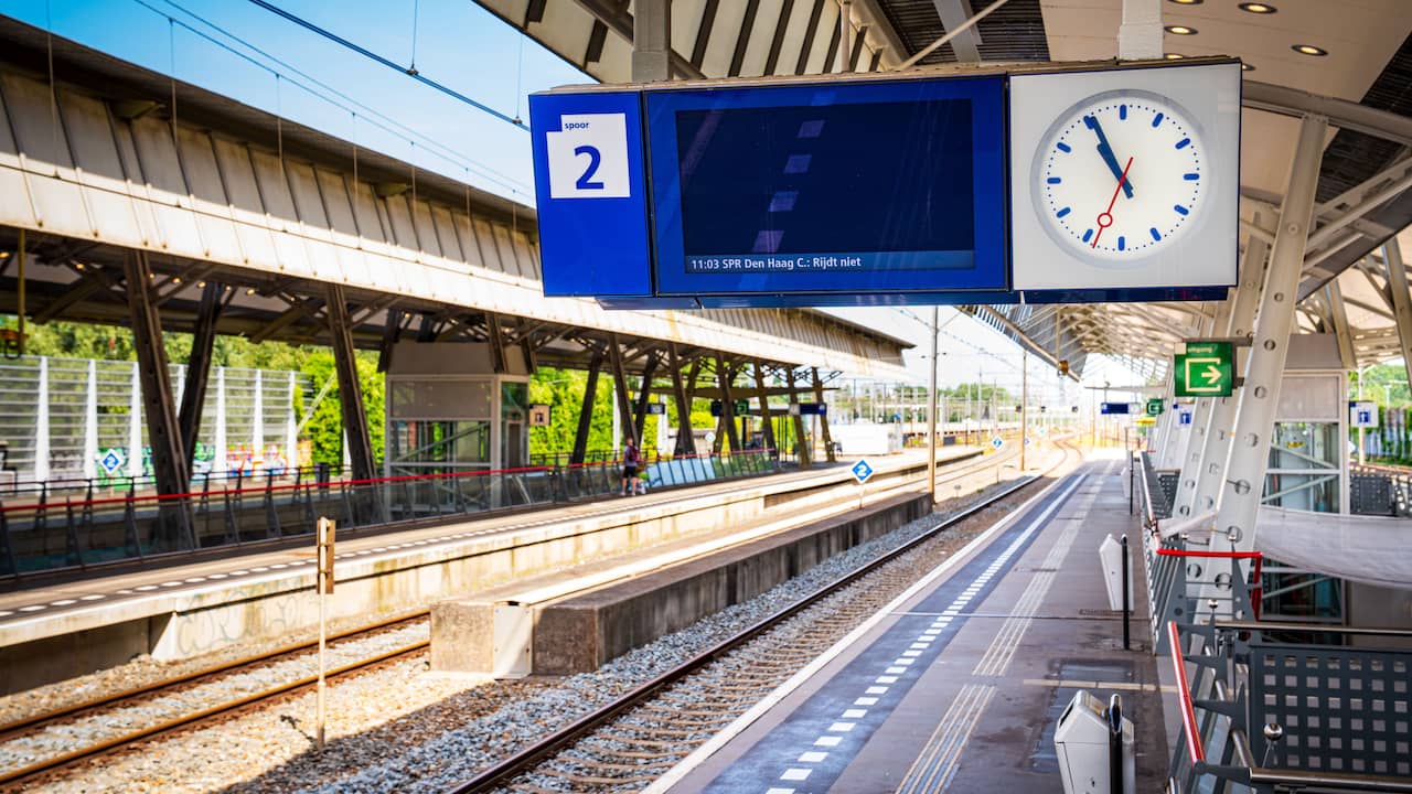 Video | Langer geen treinen tussen Rotterdam en zuiden