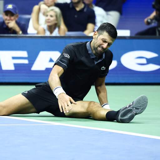 Illustratie bij: Djokovic in tranen na pijnlijke exit op US Open: 'Voelde mij vreselijk op de baan'