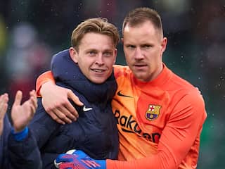 Ter Stegen volgde resultaten Ajax via humeur van 'huismakelaar' Frenkie de Jong