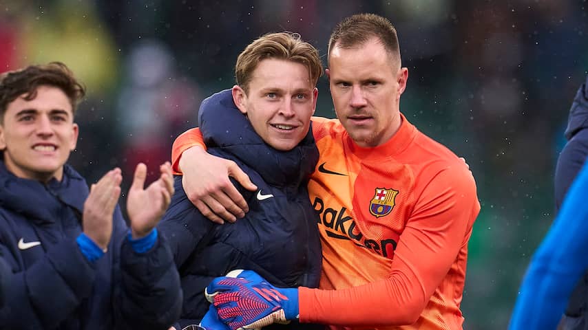 Ter Stegen volgde resultaten Ajax via humeur van 'huismakelaar' Frenkie de Jong