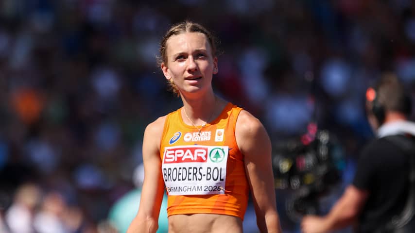 Femke Broeders-Bol onderschatte zichzelf op 800 meter: 'Ik was een beetje bang'