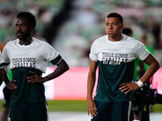 Mbappé en Vinícius trekken shirt met steunbetuiging voor Ceuta maar half aan