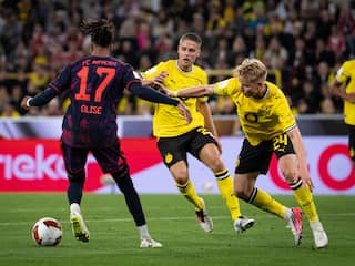 Veerman debuteert voor Dortmund in verloren strijd om supercup tegen Bayern