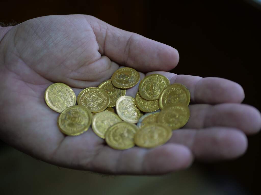 Voorbeeld van een goudschat