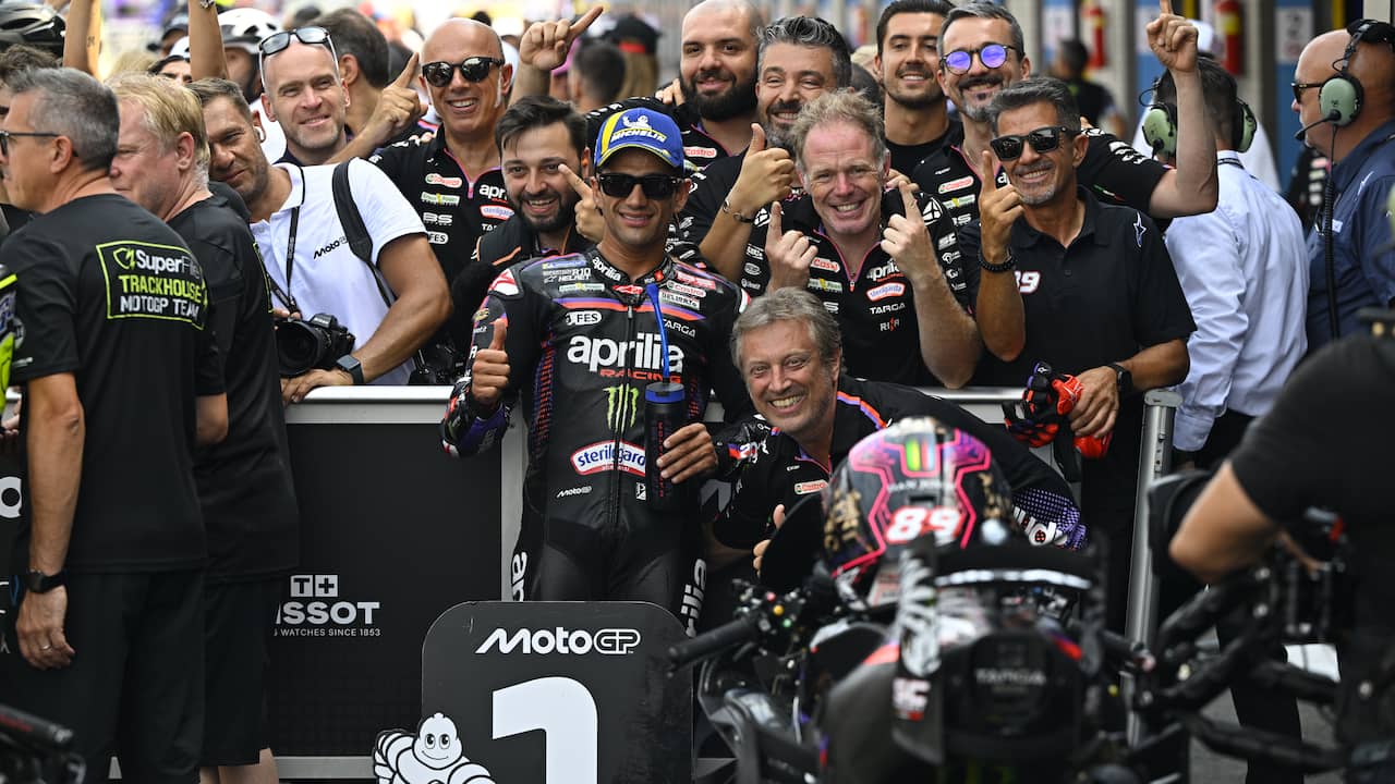 Jorge Martín pakt bij TT Assen eerste poleposition van MotoGP-seizoen