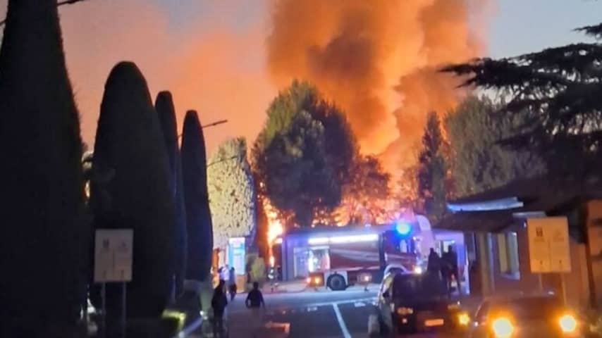 24 gewonden bij grote brand op camping Gardameer