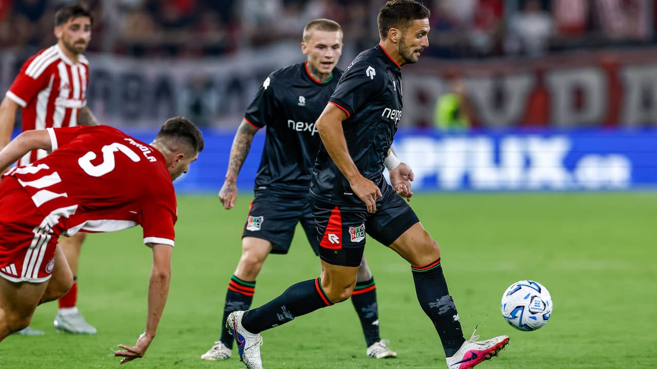 Bekijk alle kansen die NEC en Olympiacos misten in voorronde CL
