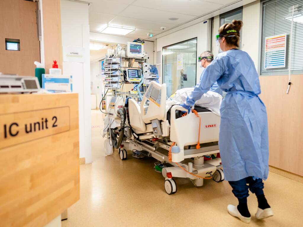 Opschaling ic-capaciteit naar 1.550 bedden gaat waarschijnlijk niet lukken