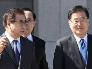 Overleggen tussen Noord- en Zuid-Korea