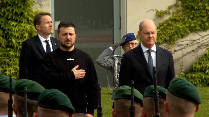 Zelensky brengt bezoek aan Duitse bondskanselier