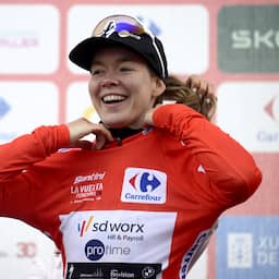 Van der Breggen heerst dag na valpartij in Vuelta: 'Voelde me niet eens zo goed'