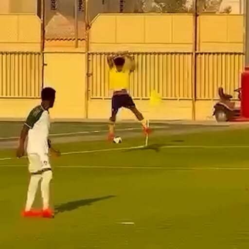 Illustratie bij: Video | Cristiano Ronaldo jr. viert goals voor jeugdteam Al Nassr met 'Siuuu'