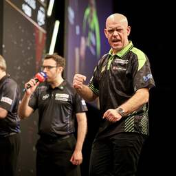 Van Gerwen na zege op Littler naar finale Premier League Antwerpen, Van Veen klaar