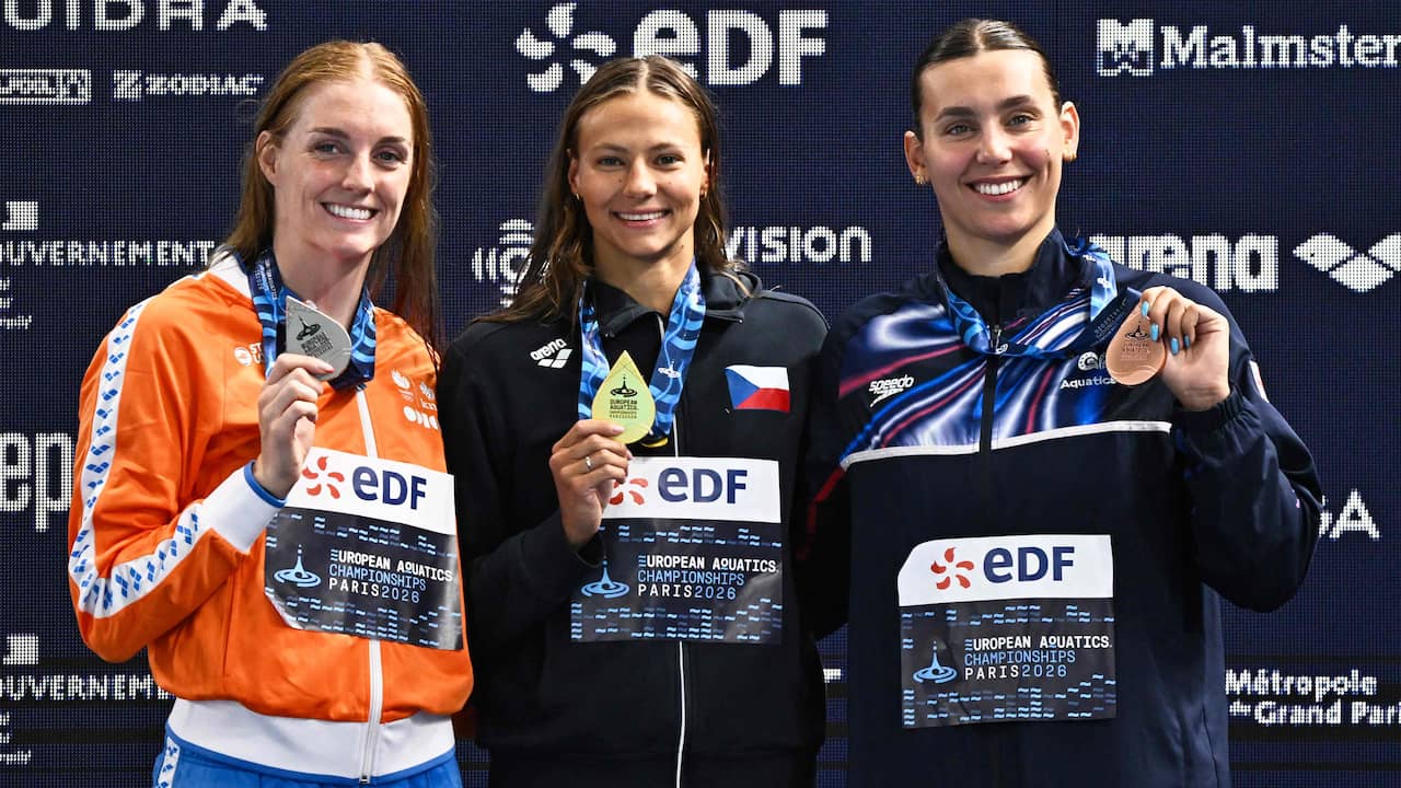 Steenbergen verbetert record Heemskerk en pakt ook EK-plak op 200 meter vrij