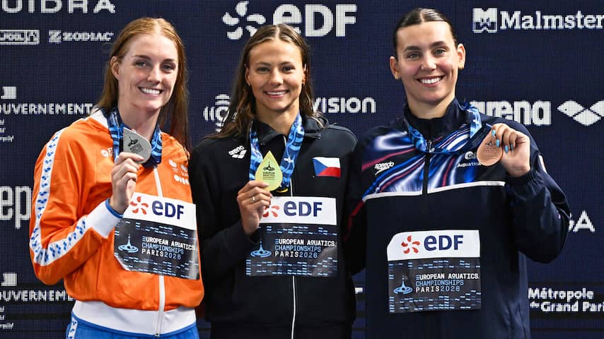 Steenbergen verbetert record Heemskerk en pakt ook EK-plak op 200 meter vrij