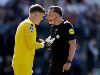 Telstar-keeper Koeman jr. verbaasd over nieuwe spelregels: 'Kreeg aparte reactie'