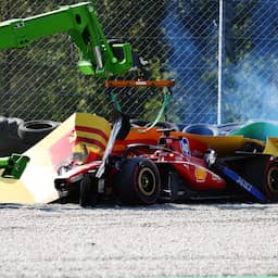 Live F1 | GP Italië wordt herstart na harde crash Leclerc, Verstappen op plek drie