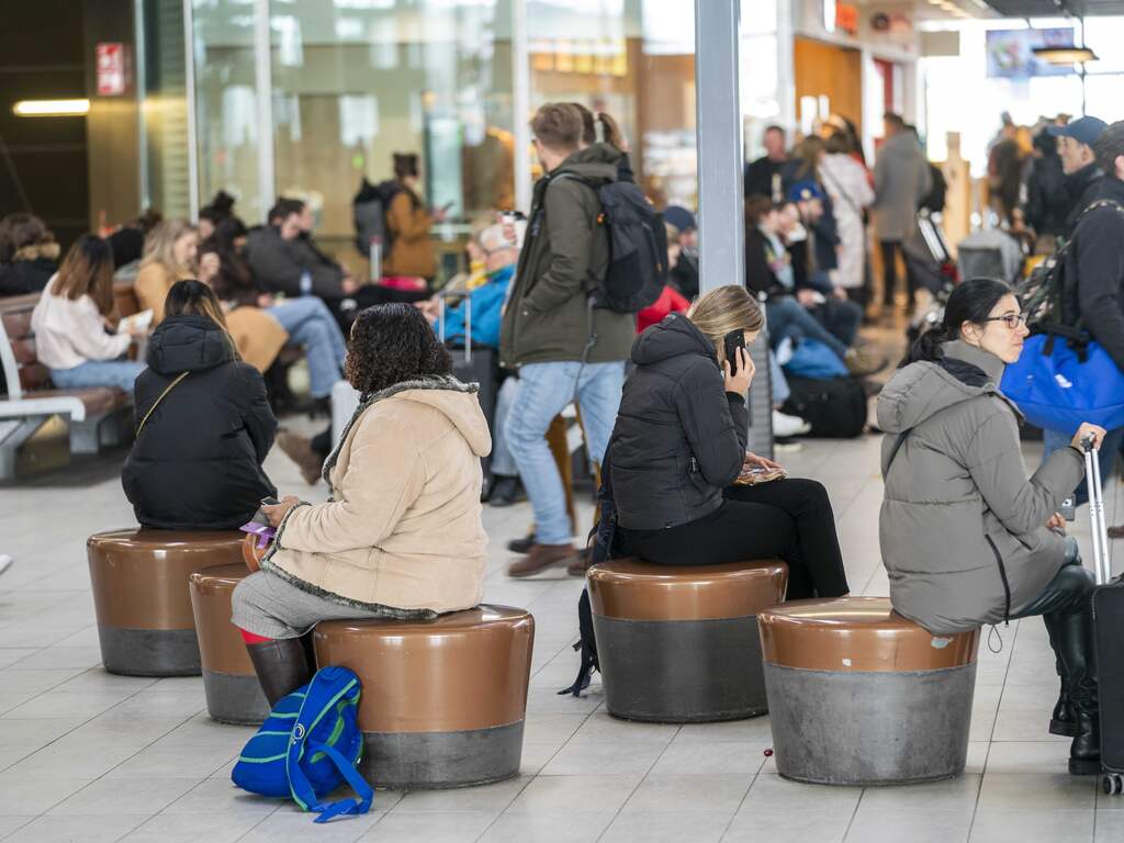 Drukte op Utrecht centraal
