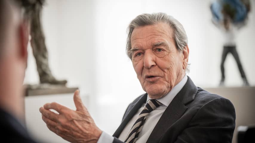 Voormalige bondskanselier Schröder weer topfunctionaris bij Russisch bedrijf