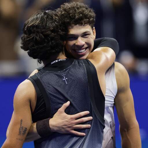 Illustratie bij: Video | Shelton stunt tegen titelverdediger Alcaraz in recordlate partij US Open