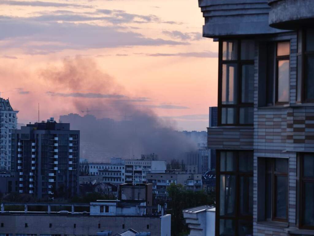 Meerdere explosies waargenomen in Oekraïense hoofdstad Kyiv