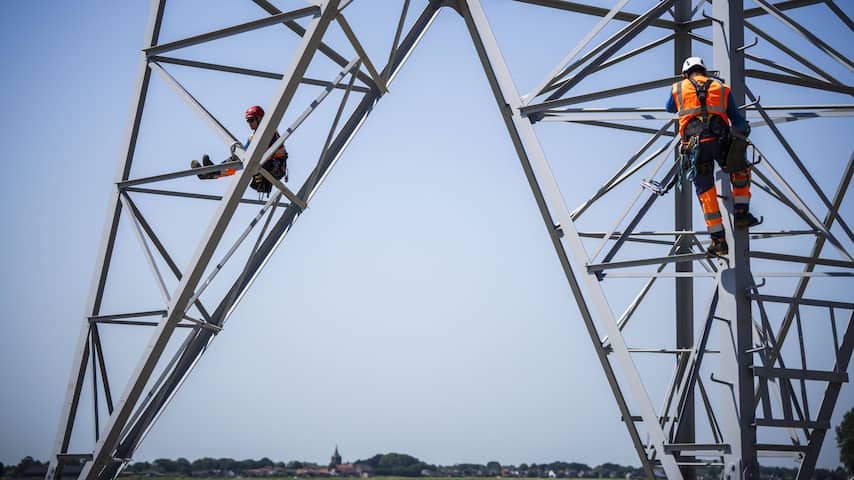 Werk aan het stroomnet